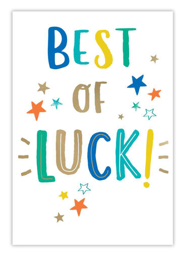 Picture of BEST OF LUCK CARD